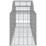  Lučne gabionske košare 4 kom 200x50x60/80 cm pocinčano željezo | shoptok.hr