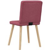  Jedilni stoli 4 kosi vinsko rdeče blago, (21832299) | Shoptok.si