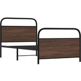 vidaXL Okvir kreveta bez madraca smeđa boja hrasta 100 x 200 cm drveni | shoptok.hr