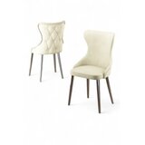 Hanah home Alpa set stolica, 85x59x98 cm, 4 dijela, krem | Eponuda.ba