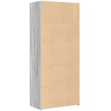  Visoka komoda siva boja hrasta 80 x 42,5 x 185 cm drvena | Eponuda.com