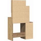  Toaletni stol s ladicama Umjetnički hrast 80 x 35 x 132 cm | shoptok.hr