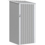  Vrtno spremište sivo 87 x 98 x 159 cm od pocinčanog čelika | shoptok.hr