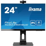 Iiyama XUB2490HSUC-B5 1920x1080 ips 5ms vga hdmi displayport USB2.0 pivot kamera zvočniki sRGB99% monitor, (20529213) | Shoptok.si