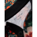 Ombre Cotton polo shirt with floral print - black | shoptok.hr