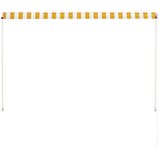 Tenda na uvlačenje 200 x 150 cm žuto-bijela | shoptok.hr