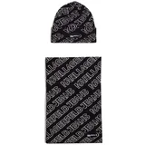 Šali & Rute KLJ MONOGRAM SCARF BEANIE Črna