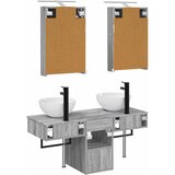  Set ormarića za kupaonicu 5 kom. Siva Sonoma Konstruirano drvo | shoptok.hr