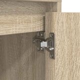  Noćni ormarić s LED svjetlima boja hrasta sonome 38x34x50 cm | shoptok.hr