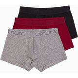 Ombre Men's cotton boxer shorts with logo - 3-pack mix Cijene