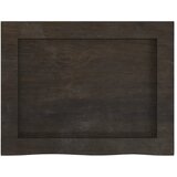  Kupaonska radna ploča tamnosmeđa 40x30x(2-4) cm tretirano drvo | shoptok.hr