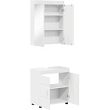  Set namještaja za kupaonicu TULUM 2 pcs Bijelo 60 x 34 x 63 cm | shoptok.hr