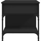  Stolić za kavu crni 70 x 50 x 50 cm konstruirano drvo i metal | Eponuda.com