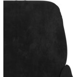  Fotelja crna 62 x 79 x 79 cm baršunasta | Eponuda.com