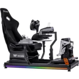 GSC GF500 Flight Simulator Cockpit Black, (22114320)