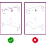 Stolna ploča tamnosmeđa 180x50x(2-6) cm obrađeni masivni hrast | shoptok.hr