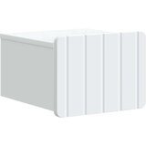  Stenski nočni omarici s predalom 2 pcs Bela 33 x 34,5 x 24 cm, (5000210026) | Shoptok.si
