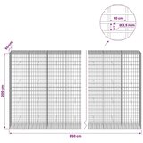  Gabion s žicom debljine 3 5 mm i mrežom 5x10 cm 850x50x200 cm - 50 cm 200 cm 850 cm | shoptok.hr