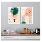WALLXPERT dekorativna slika od kaljenog stakla (2 komada) uv 951 45 x 65 | ePonuda.com