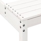  Stol za piknik bijeli 110 x 134 x 75 cm od masivne borovine | shoptok.hr