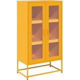  Visoka ploča senf žuta 68x39x123 cm čelik | shoptok.hr