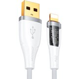 Joyroom Kabel z inteligentnim stikalom USB-A - iPhone Lightning 1,2m - bel, (21090689) | Shoptok.si