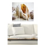 Wallity MDF1348742 multicolor decorative mdf painting (3 pieces) Cene