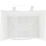  Papirnate vrećice 50 kom s ručkama bijele 32x22x24 cm | shoptok.hr