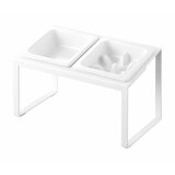 YAMAZAKI Keramički set posuda s postoljem za kućne ljubimce Nooks – | shoptok.hr