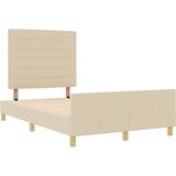  Krem Postelja 160x200 cm Iz Tkanine, (22049349) | Shoptok.si
