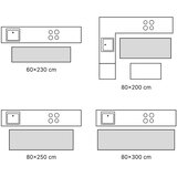 FD Staza sivo-bež 80x250 cm Soft Gik P – | shoptok.hr