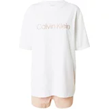 Calvin Klein Underwear Kratke hlače za spanje bež / bela