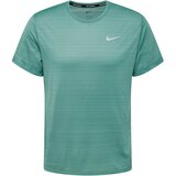 Nike Funkcionalna majica 'Miler' smaragd / srebrna Cene