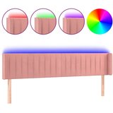  LED uzglavlje ružičasto 203x16x78/88 cm baršunasto | Eponuda.com
