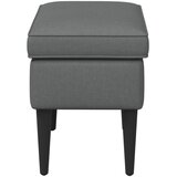  Stolica za noge Tamnosiva 55 x 35 x 41 cm Tkanina | shoptok.hr
