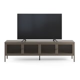 Marckeric Siva kovinska TV omarica 160x50x35 cm Fayna – | Shoptok.si