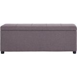 The Living Store Klop s prostorom za shranjevanje 116 cm taupe poliester - Klop, (21493870) | Shoptok.si