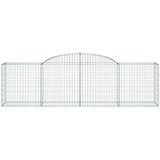  Lučne gabionske košare 9 kom 300x50x80/100 cm pocinčano željezo | shoptok.hr