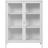 House Nordic Bijela metalna vitrina 80x101 cm Brisbane – u