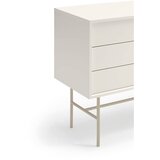 Teulat Bež/krem niska komoda s kliznim vratima 140x91 cm Nube – | shoptok.hr
