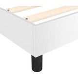  S oprugama i madracem bijeli 140x190 cm od umjetne kože | shoptok.hr