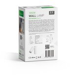 Greentech zidna lampa GU10 IP20 bijela s prekidačem | shoptok.hr