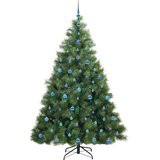  Umjetno božićno drvce s stalakom Zelena 210 cm PE i PVC | shoptok.hr