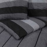  Set posteljine za poplun tamnosivi 155x220 cm pamučni | shoptok.hr