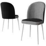 Hanah home Kaze set trpezarijskih stolica 8 kom, pepito dezen, bela Cene
