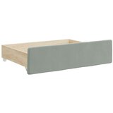  Dnevni krevet na razvlačenje svjetlosivi 90 x 200 cm baršunasti | shoptok.hr