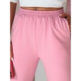 DStreet Spodnie damskie dresowe wide leg DRESLINA różowe | Shoptok.si