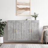  Zidni ormarići 2 kom siva boja betona od konstruiranog drva | shoptok.hr