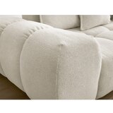 Bobochic Paris Bela sedežna garnitura iz šenilje 278 cm Everest – | Shoptok.si