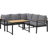 Ambia Garden LOUNGE GARNITURA tkanina akacija masivno aluminij | Shoptok.si